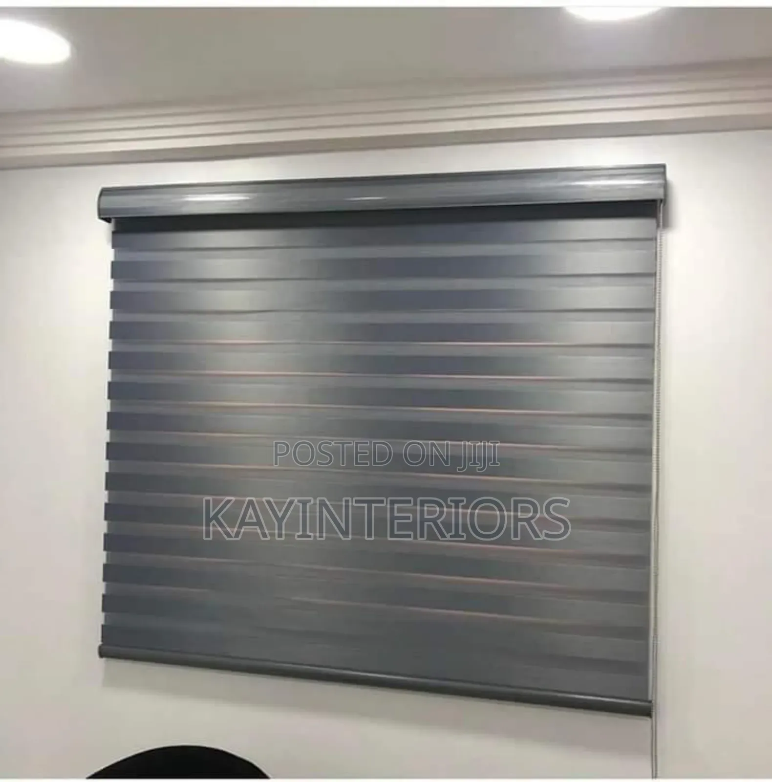 Day and Night Gray Window Blinds