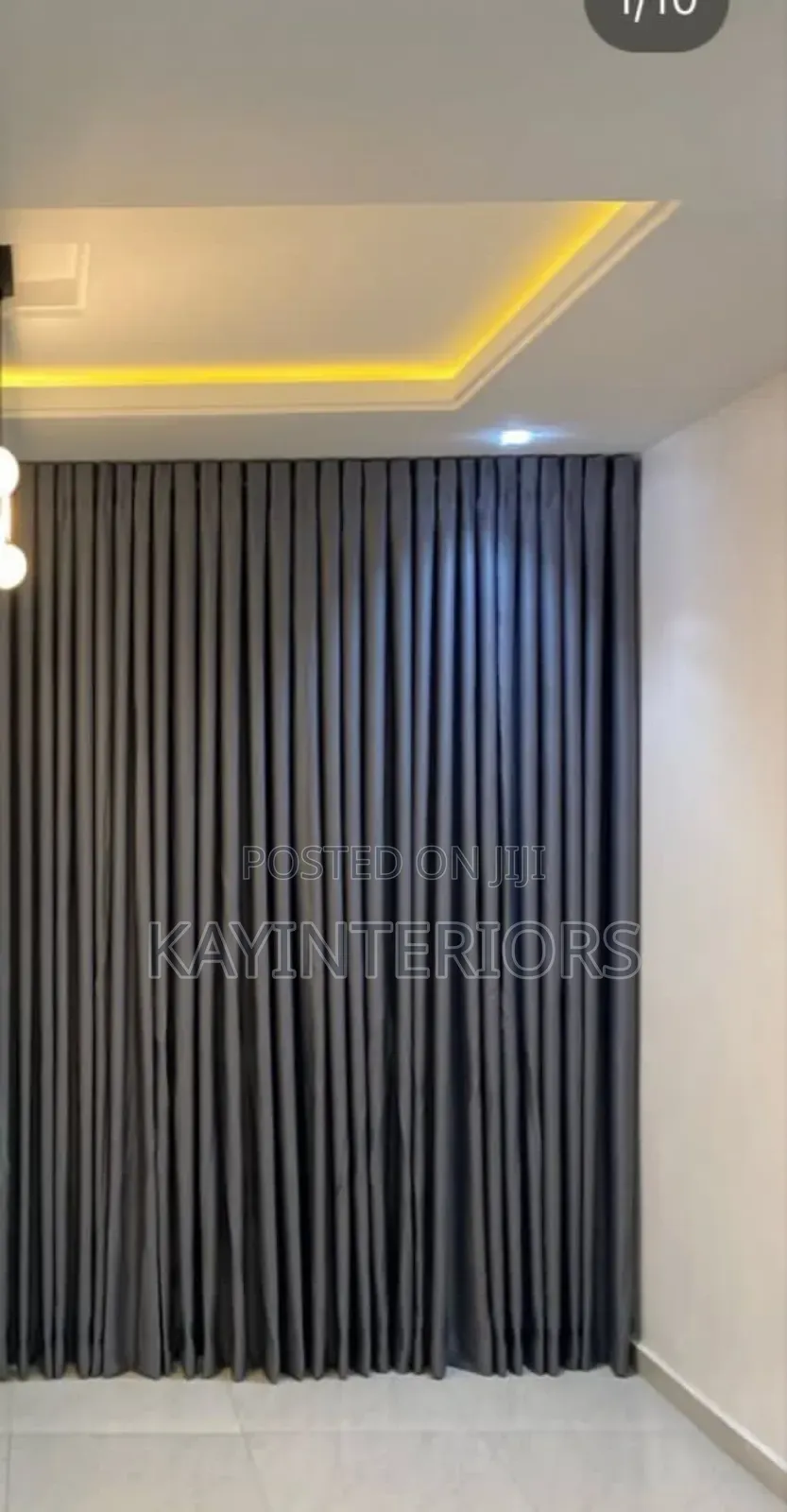 Deep Gray Turkish Curtains