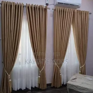 Gold Turkish Curtains Without Board