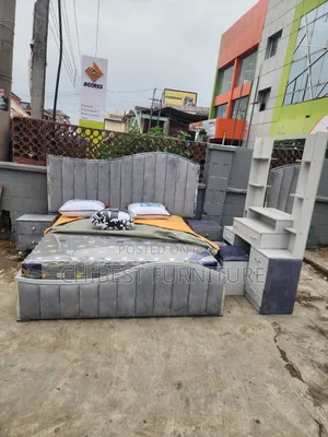 Siz by Six Bed With Dressing Mirror and Side Drawers