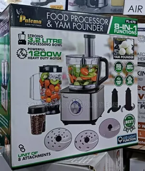 8in1 Function Paloma Food Processor and Yam Pounder