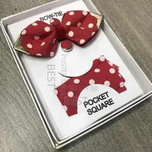 Red With White Dote Classic Bow Ties