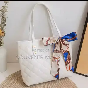 Rhombic Embroidery Handbag