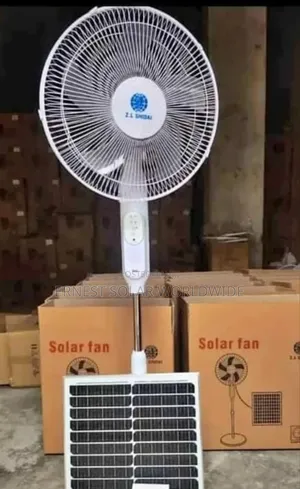 Original Solar Standing Fan With Bulb