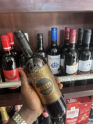 Majesty Semi - Sweet Red Wine - 75cl X 12 Bottles