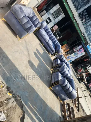 Brand New Set of Sitting Room Sofa Fabric Chairs