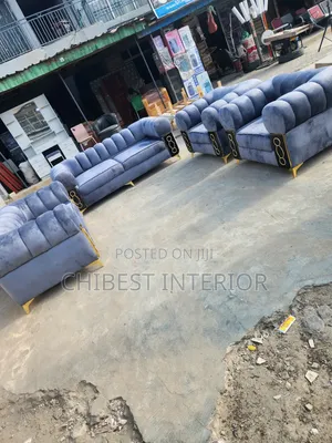 Standard Sitting Room Velvet Sofa Chairs.