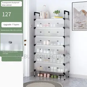 7 Layers Dustproof Shoe Rack