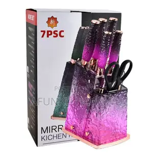 7pcs Quality Mirror Knife Set