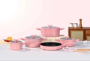 Original 5 Set Granite Cookware Set With Frying Pan