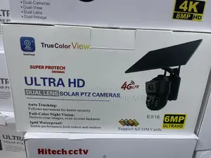 Hitech Cctv Ultra Hd Dual Lens Solar Ptz Cameras