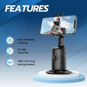 Intelligent Tripod With Auto Face Tracking - 360° Rotation
