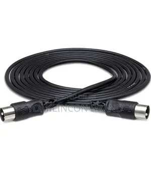 Hosatech Mid-310bk Midi Cable 5-Pin Din to Same 10ft