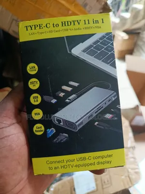 11-in-1 Usb-C to HDTV Adapter Usb-C Hub