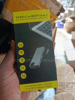 Type-C to HDTV 8-in-1 Adapter Usb-C Hub