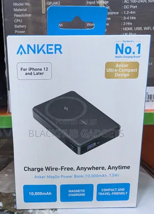 Anker Magnetic Wireless Power Bank 10000mah