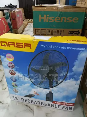 Qasa 18" Standing Fan With Strong Motor - QRF-5918hr