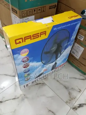 Qasa Adjustable 18" Standing Fan QRF-5918hr - Strong Motor