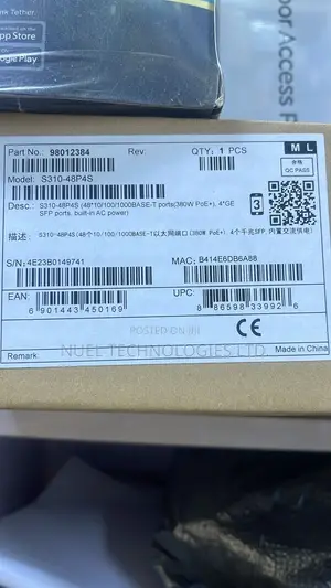 Huawei 48 Port Gigabit and Poe Managed S310-48p4s