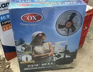 Ox 18inch Plus Rechargeable Standing Fan
