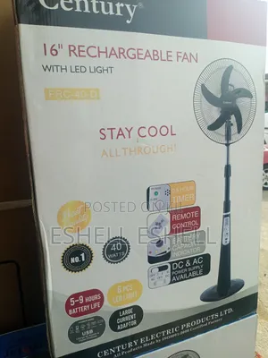 Century 16" Rechargeable Fan