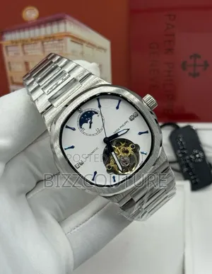Original Patek Philippe Silver Stainlesssteel Bracelet Watch