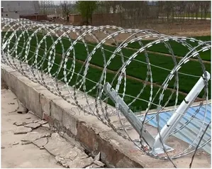 Barb Wire Fence Installation