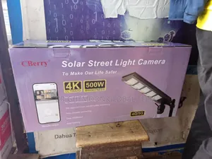 High Quality 500w Solar Street Light Camera 100%