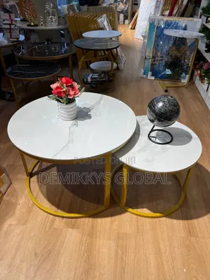 Marble Centre Table 2 in 1