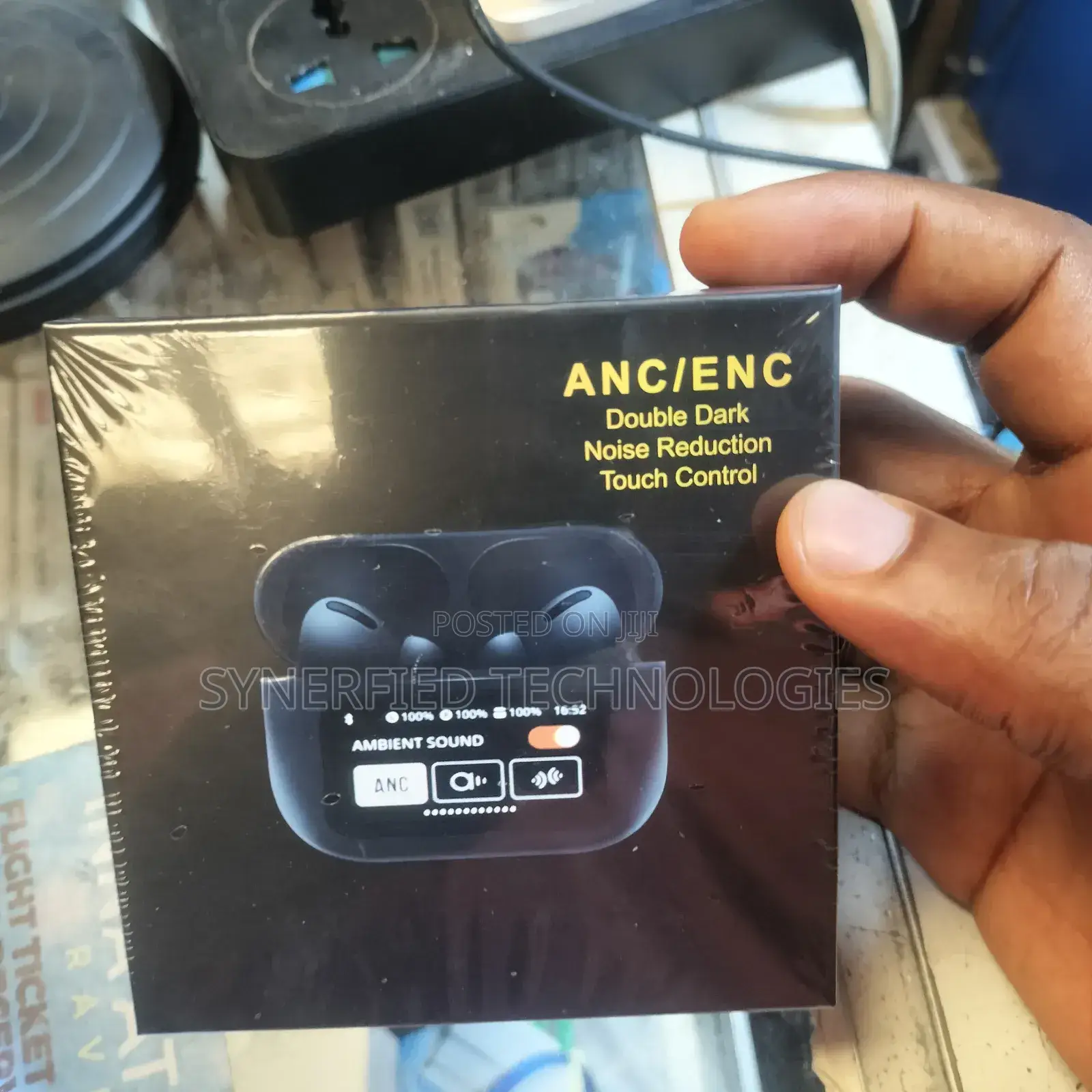 A9 Pro Earbuds (Black) Anc + Enc