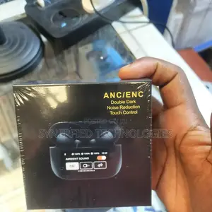 A9 Pro Earbuds (Black) Anc + Enc