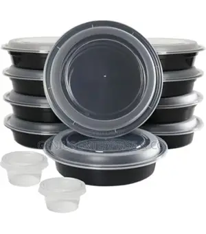 Extra-Thick Meal Prep Bowls With Lids Plastic Containers