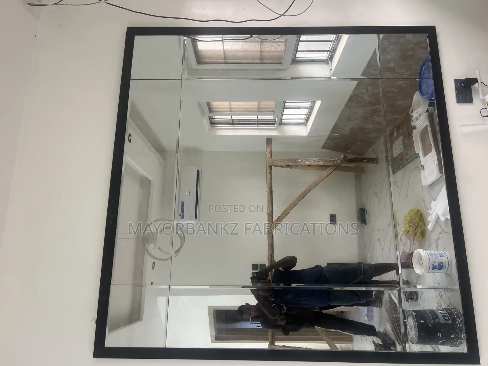Framed Bevelled Mirror