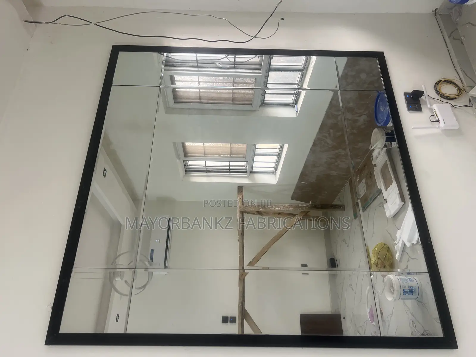 Framed Bevelled Mirror