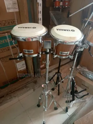 Mini Bongo Drum With Stand