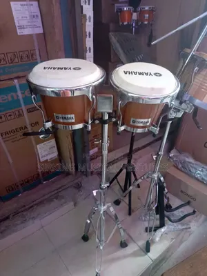Mini Bongo Drum With Stand