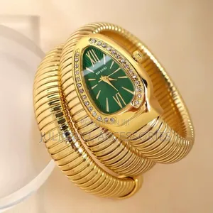 Quality Ladies Snake Bangle Wristwatch