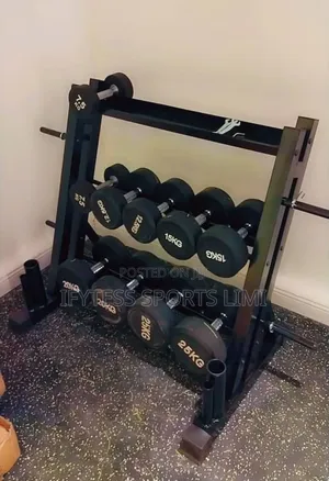 3 Steps Dumbbell Rack