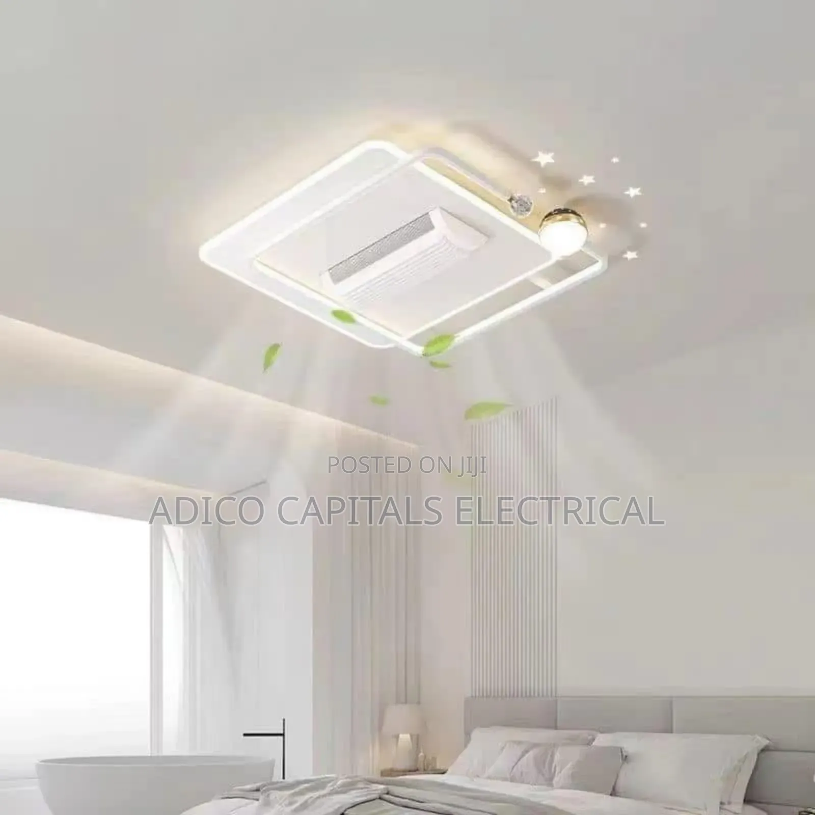 Led Ceiling Light With Fan and Remote Control