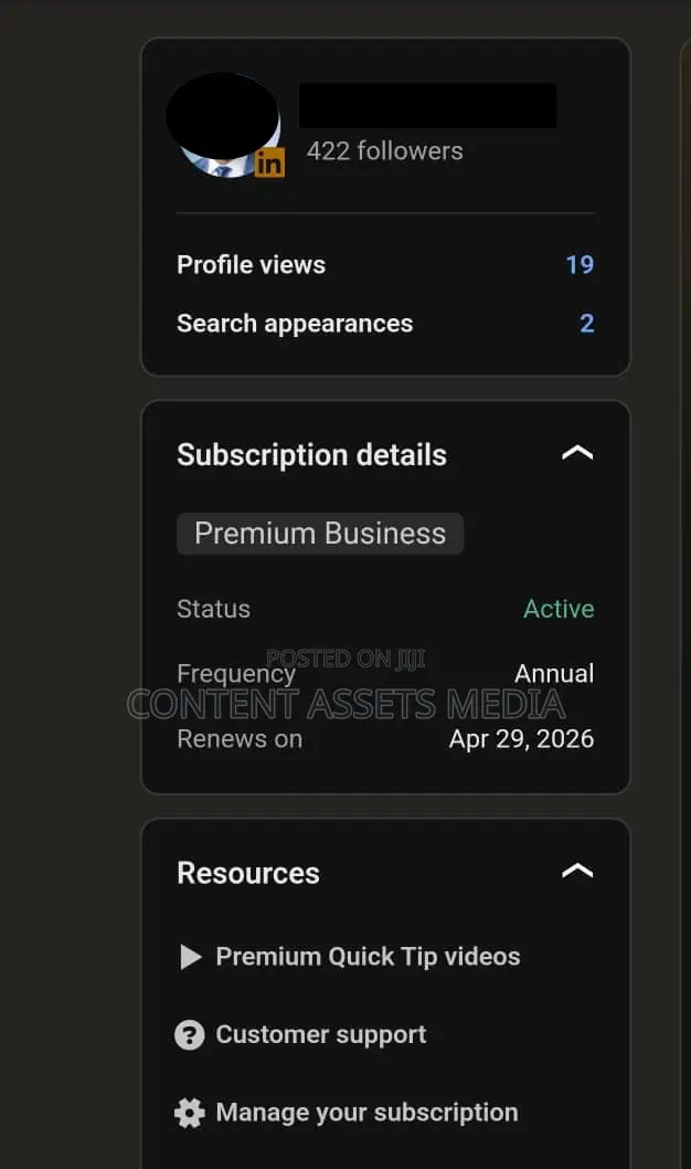 Discounted Linkedin Business Plan 1 Year Subscription