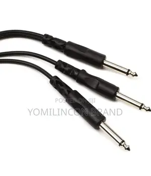 Hosatech Cyp-105 Y Cable 1/4 in Ts to Dual 1/4 in Ts