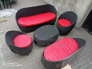 Oval Shape Outdoor Set