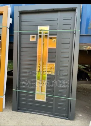 Main Entrance Gray Gold Luxury Turkey Doors Available