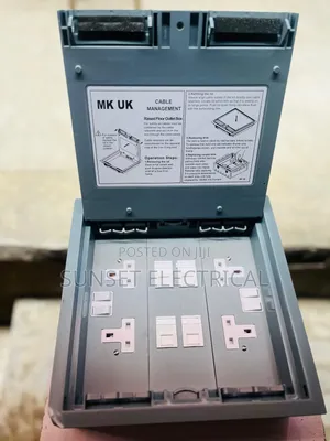2 13amps Double With 4 Data Socket Floor Box