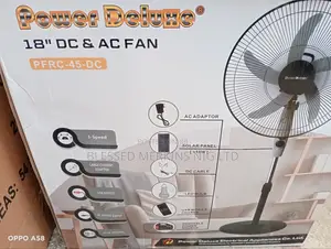 Power Deluxe Standing18" Fan Dc Ac 35watts