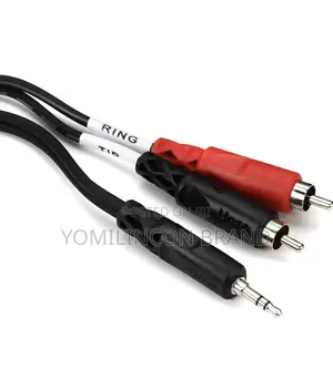 Hosatech CMR-206 Stereo Breakout 6ft 3.5 Mm TRS to Dual Rca
