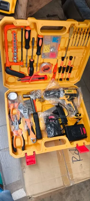 Dewalt Tools Box With Cordless Drill With Accessories