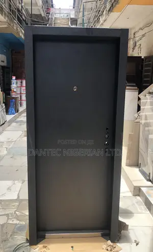 3ft by 7ft Jiuhua Steel Door by 9” Inches Frame