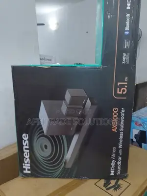Hisense 340watts Ax5100g Wireless Sound Bar