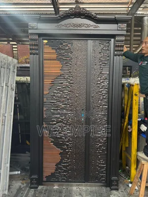 4ft Copper Cast Doors With Arc Brown Available